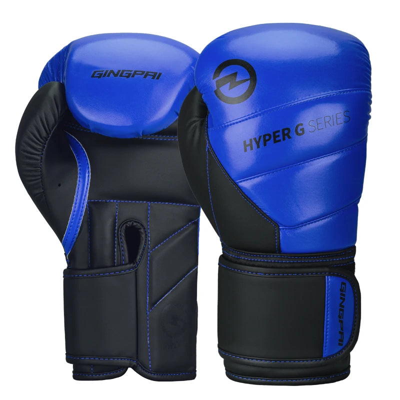 Gants de boxe en cuir PU de haute qualité, résistants à l'usure et respirants pour l'entraînement, gants de Combat de protection épais